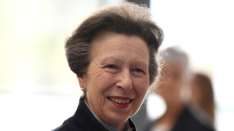 Princess Anne smiling