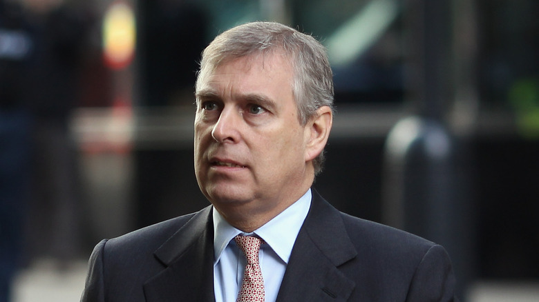 Prince Andrew walking