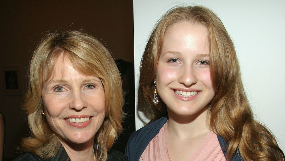 Caroline Giuliani poses with her mom, Donna Hannover, in a throwback pic