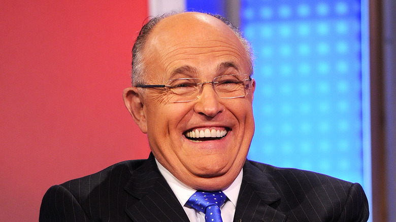 Rudy Giuliani laughing