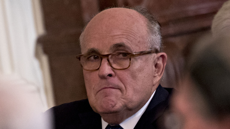 Rudy Giuliani in meeting