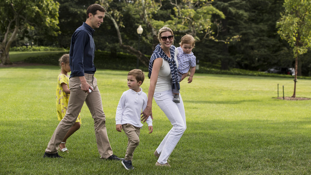 Ivanka Trump, Jared Kushner, and kids