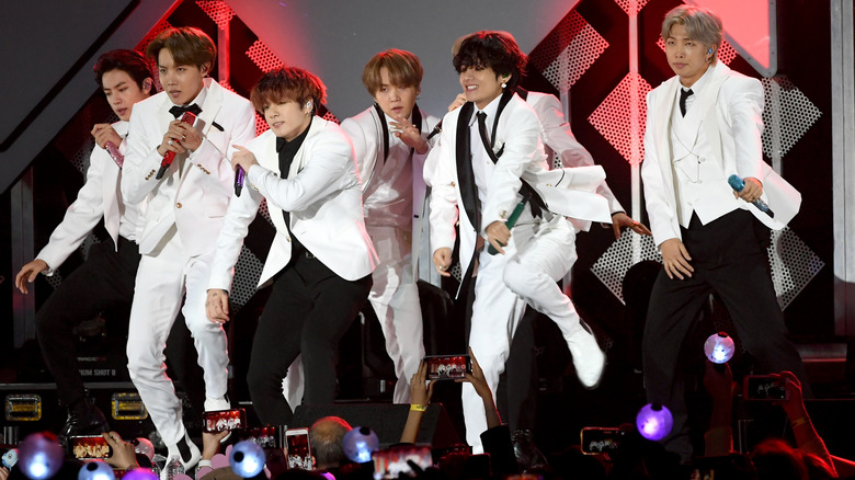 BTS performing at iHeartRadio Jingle Ball