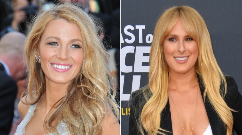 Actors Blake Lively and Rumer Willis