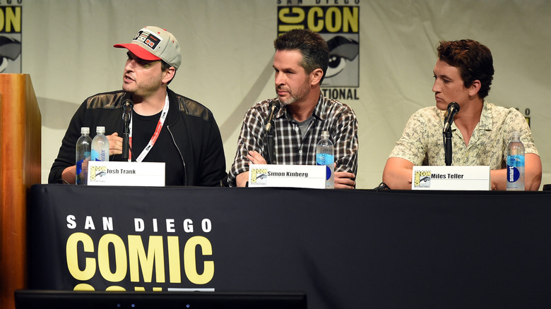 Josh Trank, Simon Kinberg, and Miles Teller at Comic Con