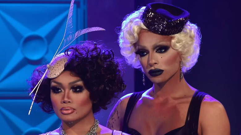 Jujubee and Raven on stage