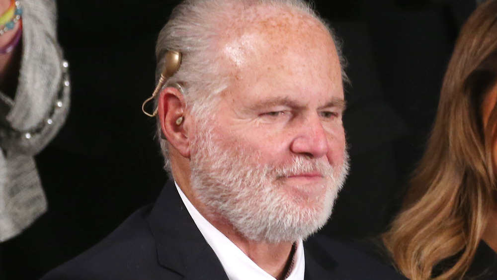 Rush Limbaugh at the State of the Union address in 2020