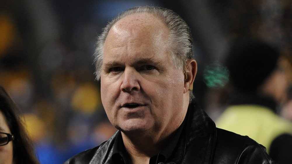 Rush Limbaugh at NFL game