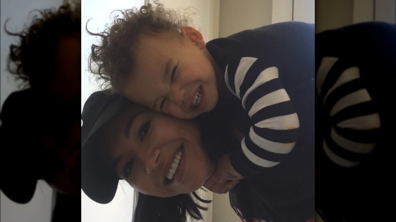 Naya Rivera with Josey