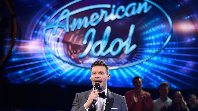 Ryan Seacrest hosting American Idol finale