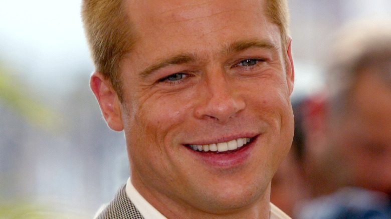 Brad Pitt smiling