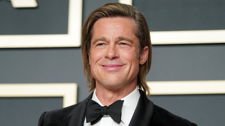 Brad Pitt wearing a tuxedo