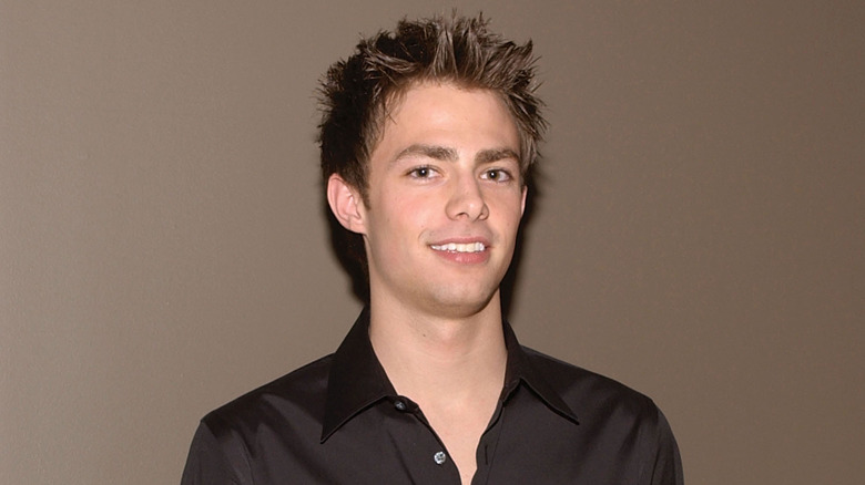 Jonathan Bennett with spiky hair