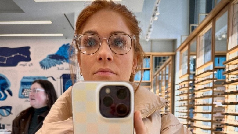 Jenn Todryk takes selfie in glasses