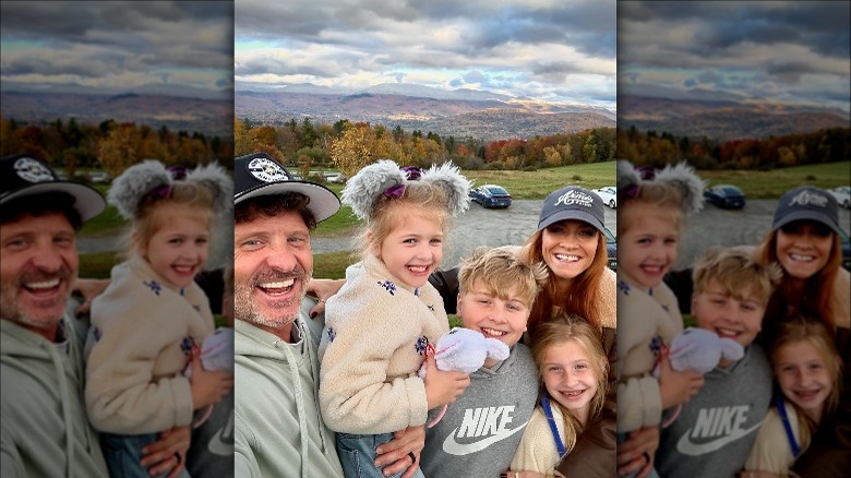 Jenn Todryk with husband and children