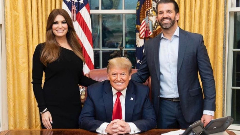 Kimberly Guilfoyle with President Trump