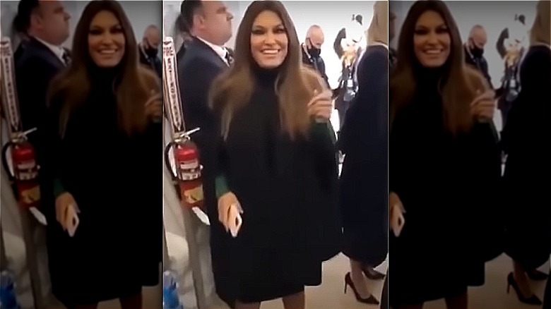 Kimberly Guilfoyle dancing