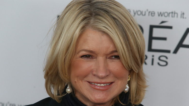 Martha Stewart smiling