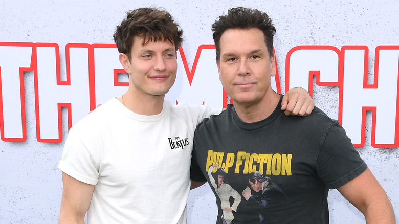 Matt Rife with arm around Dane Cook