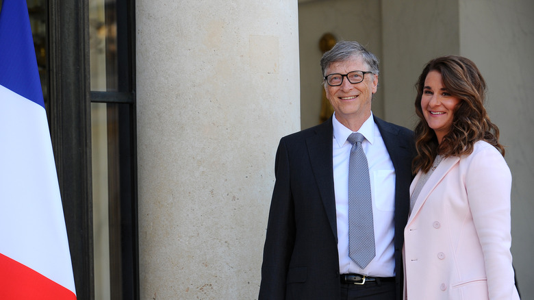 Bill Gates and Melinda Gates smiling