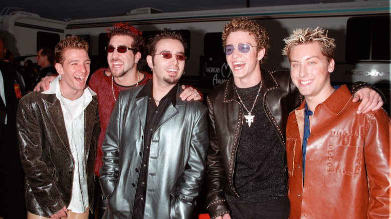 NSYNC laughing while posing