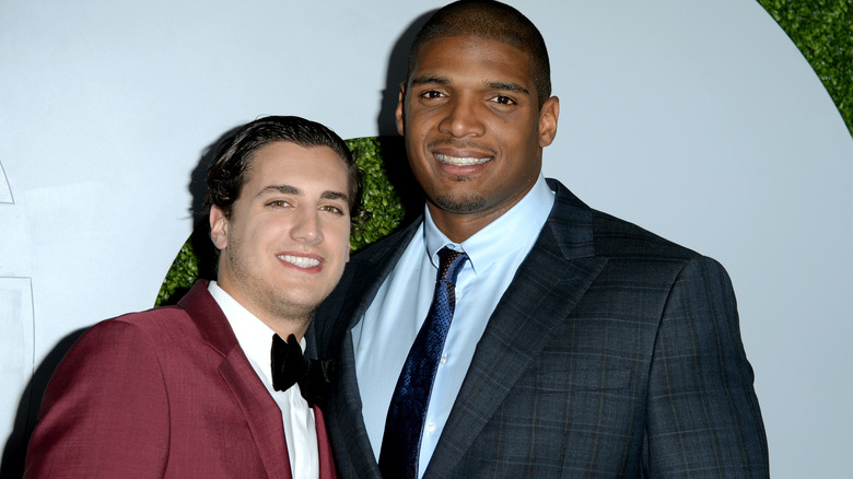 Michael Sam with Vito Cammisano, smiling