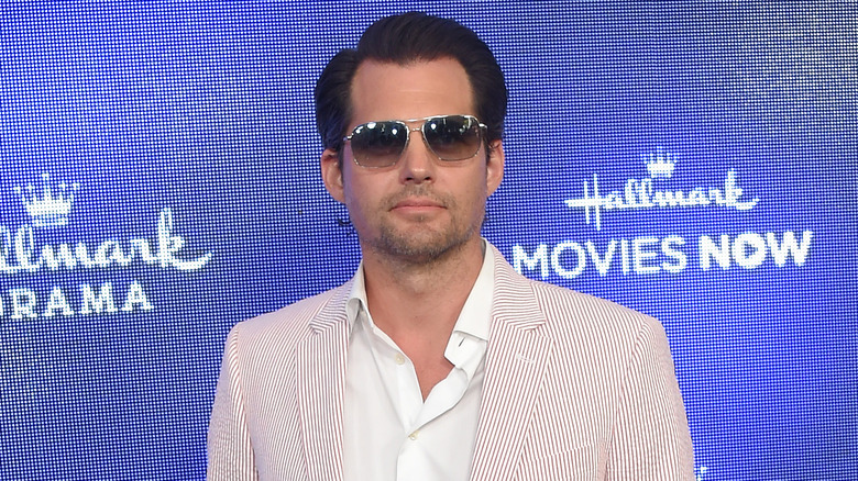 Kristoffer Polaha posing at a Hallmark event