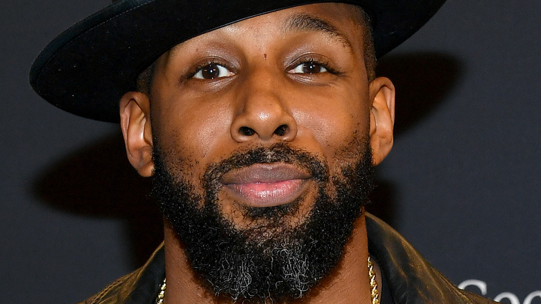 Stephen "tWitch" Boss slight smile with black hat