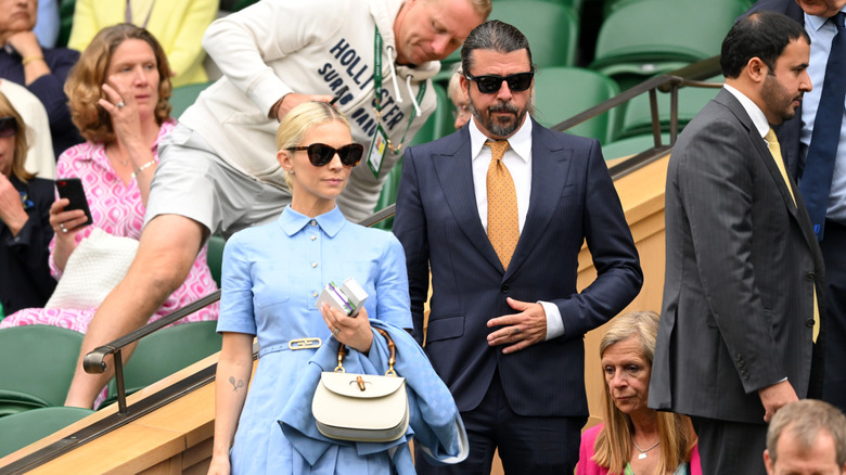 Jordyn Blum and Dave Grohl at Wimbledon in July 2024