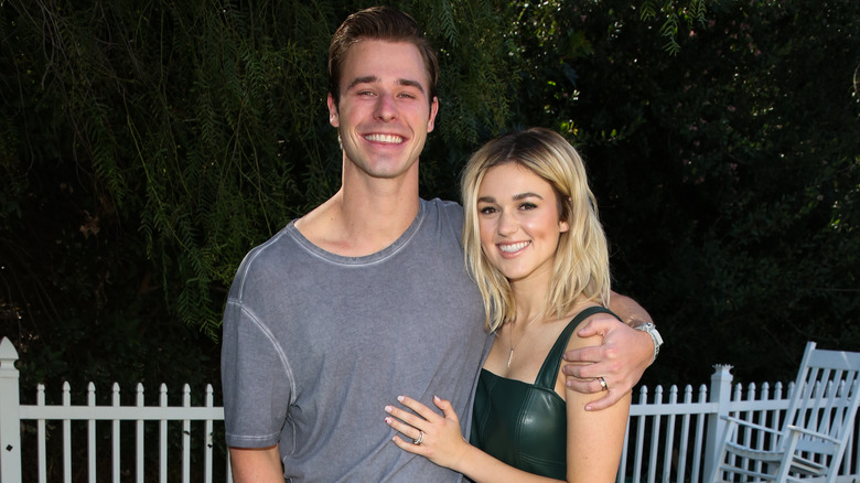 Sadie Robertson poses for photo with Christian Huff 