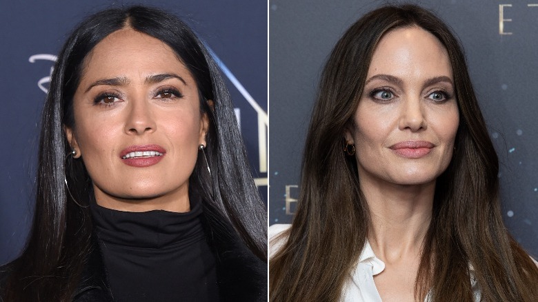 Salma Hayek and Angelina Jolie