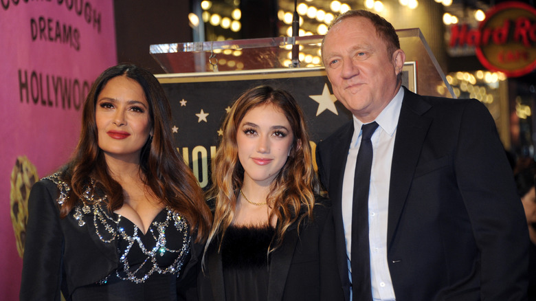 Salma Hayek with Valentina Paloma and François Henri Pinault