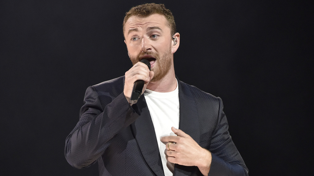 Sam Smith performs on stage