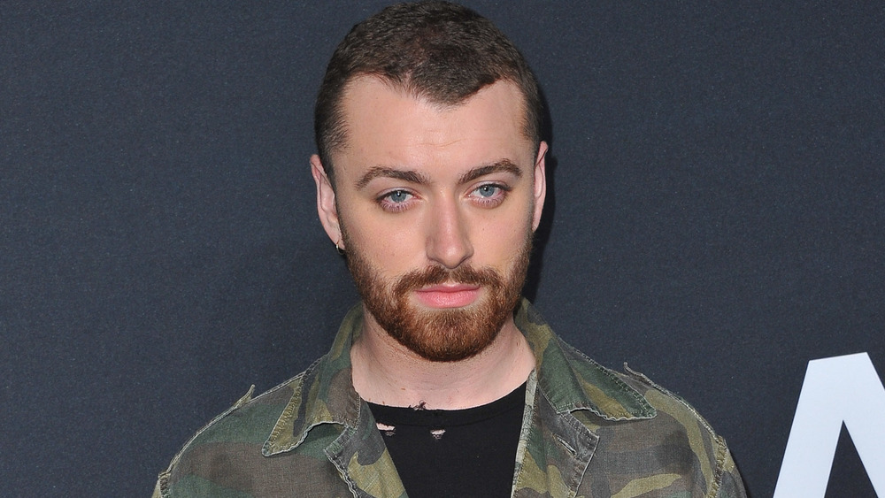 Sam Smith on the red carpet