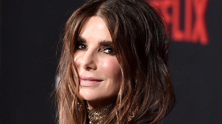 Sandra Bullock at a 2021 Netflix premiere