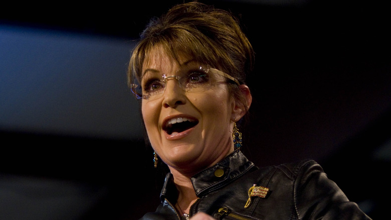 Sarah Palin on stage