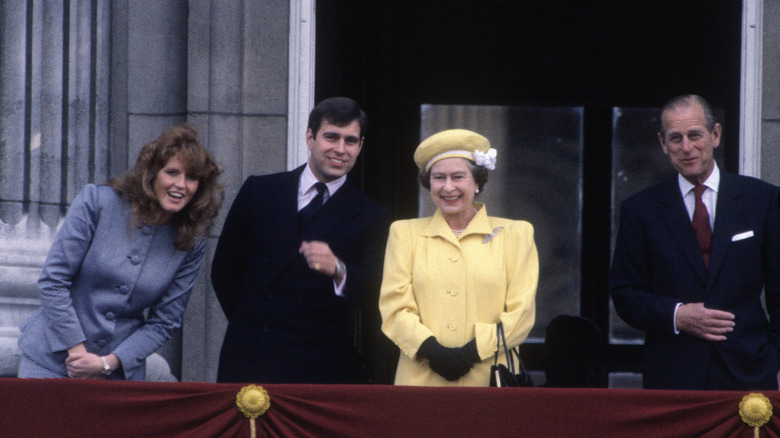 Sarah Ferguson, Prince Andrew, Queen Elizabeth, Prince Philip