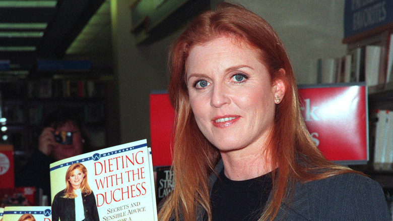 Sarah Ferguson holding Dieting with the Duchess