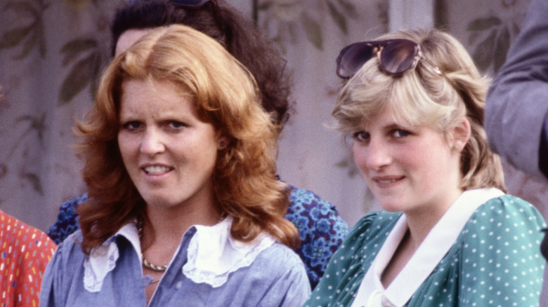 Sarah Ferguson, Princess Diana making faces