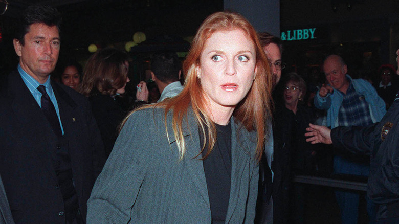 Sarah Ferguson leaves a Los Angeles book signing