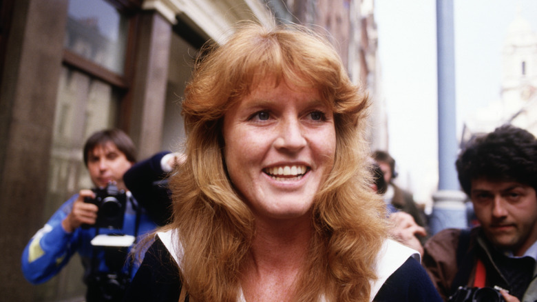 Young Sarah Ferguson, smiling