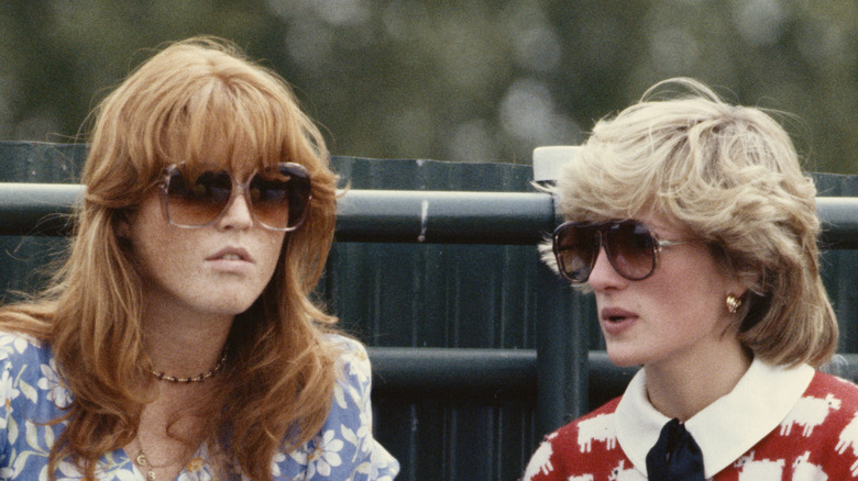 Sarah Ferguson and Princess Diana