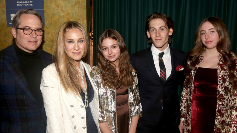 Sarah Jessica Parker with her family.