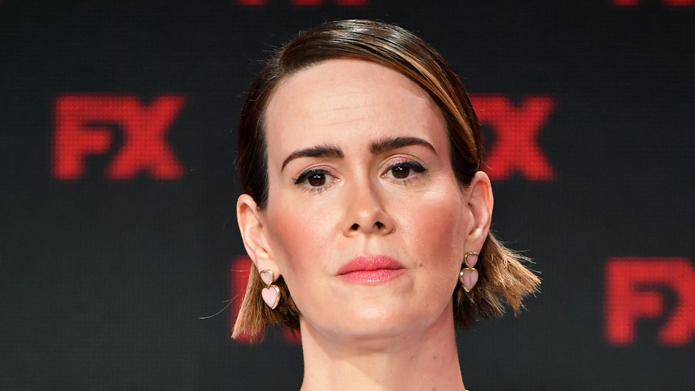 Sarah Paulson at a press event