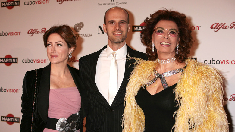 Sasha Alexander, Edoardo Ponti, Sophia Loren