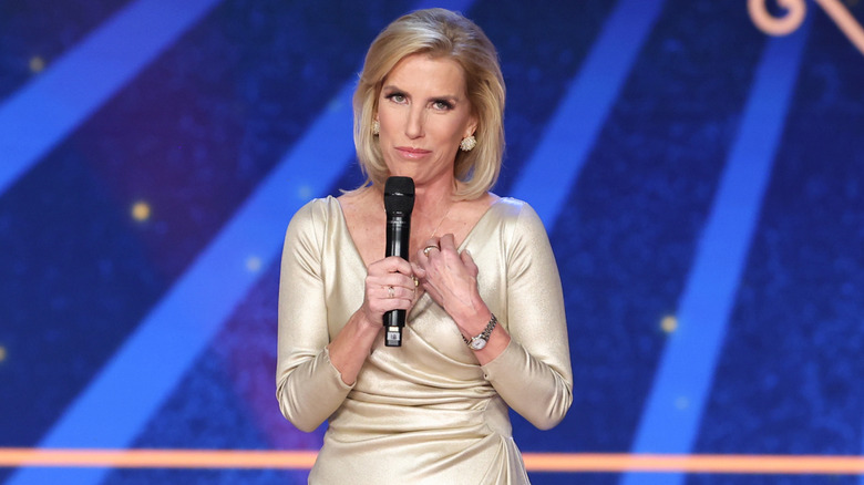 Laura Ingraham on stage at the 2023 Patriot Awards.