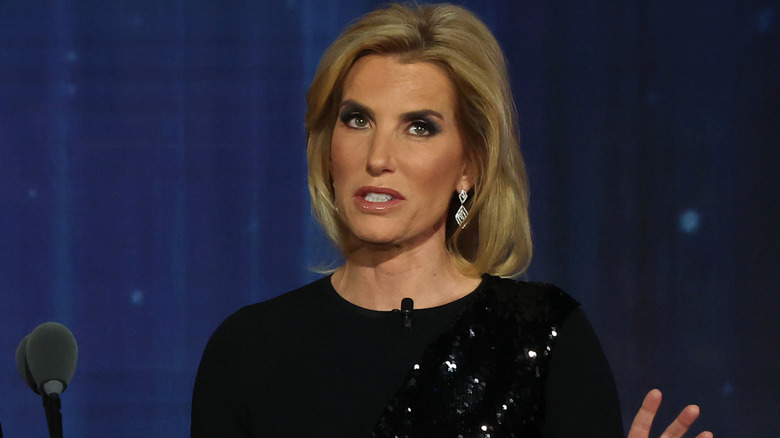 Laura Ingraham on stage at the Patriot Awards.