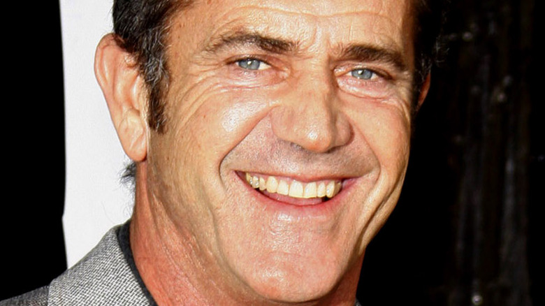 Mel Gibson smiling