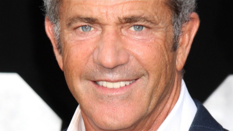 Mel Gibson smiling