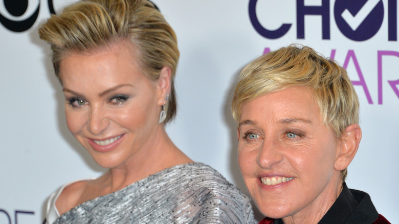 Portia de Rossi and Ellen DeGeneres